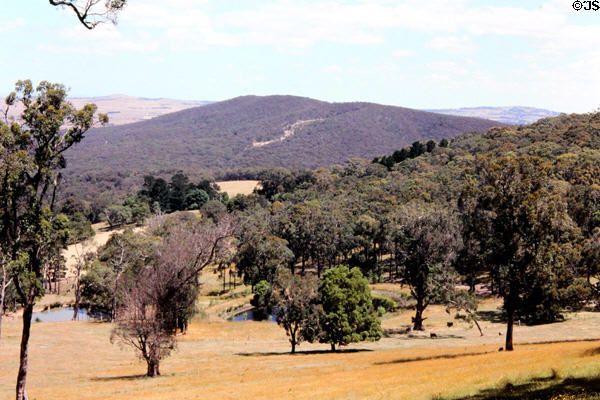 Landscape north of Melbourne. Australia.