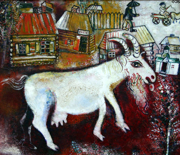 Memory of my Youth (1924) by Marc Chagall at National Gallery of Canada. Ottawa, ON.