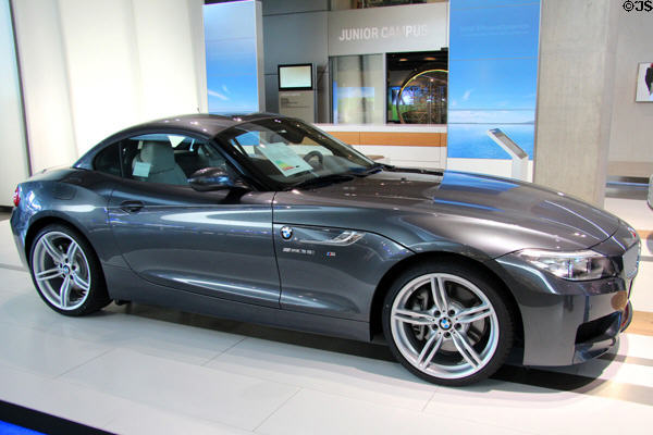 BMW S35i sports car at BMW World. Munich, Germany.