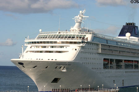 Bow of Norwegian Sky. Dominica.