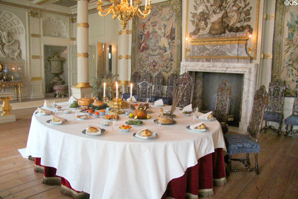 New Dining Room created after Willem & Mary's coronation as rulers of England in 1689. Het Loo, Netherlands.