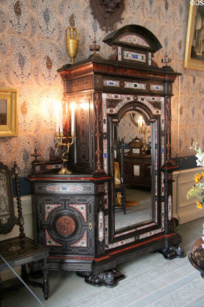 King Willem III's Dressing Room & Bedroom. Het Loo, Netherlands.