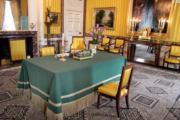 Office of King Willem I furnished in Empire style by his predecessor, Louis Bonaparte. Het Loo, Netherlands.