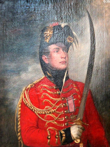 Portrait of William II, King of the Netherlands (c1813), when he was Prince of Orange, original work by John Singleton Copley. Het Loo, Netherlands.