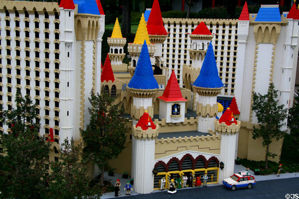Lego Las Vegas at Legoland California. Carlsbad, CA.