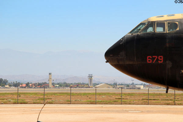 March Air Reserve Base sits adjacent to March Field Air Museum. Riverside, CA.