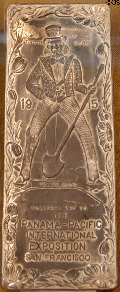 Uncle Sam Tip Tray from Panama-Pacific International Exposition (1915) in private collection. San Francisco, CA.