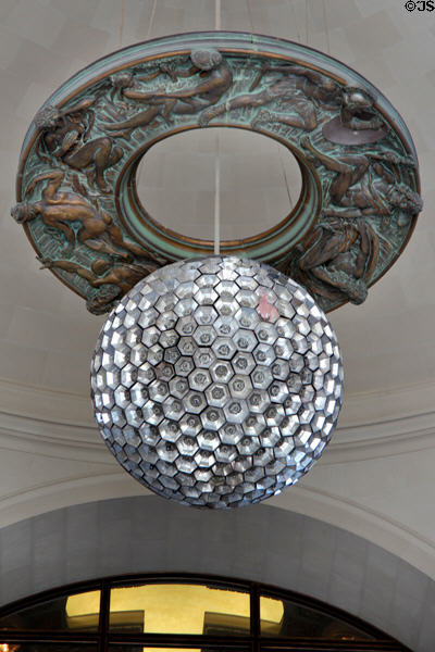 Chandelier at Oakland City Hall. Oakland, CA.