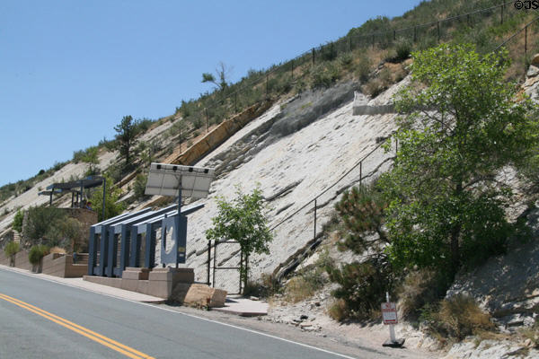 Dinosaur Tracks at Dinosaur Ridge outside Denver suburb of Morrison. CO.