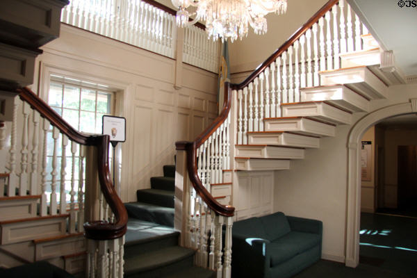Interior of National Park Service North Bridge Visitor Center at Minute Men National Historical Park. Concord, MA.