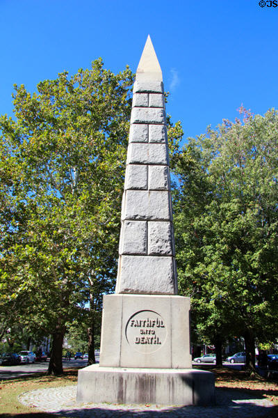 War of the Rebellion monument on Monument Sq. Concord, MA.