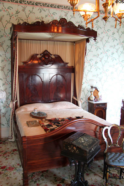 Canopy bed at Chatillon-DeMenil Mansion. St. Louis, MO.