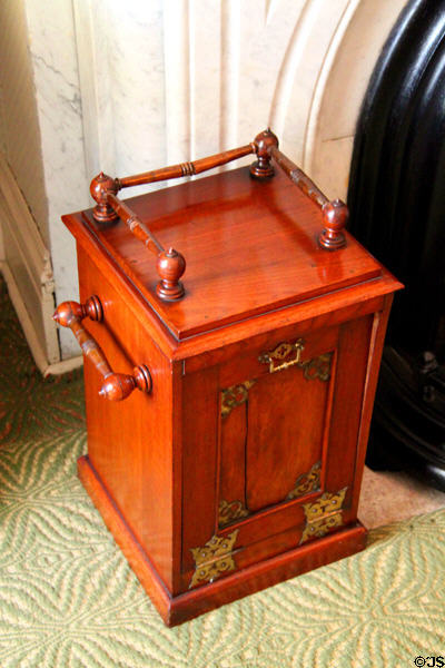 Case for fireplace coal at Chatillon-DeMenil Mansion. St. Louis, MO.