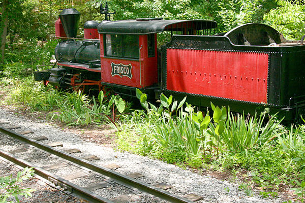 Antique locomotive at Silver Dollar City. Branson, MO.