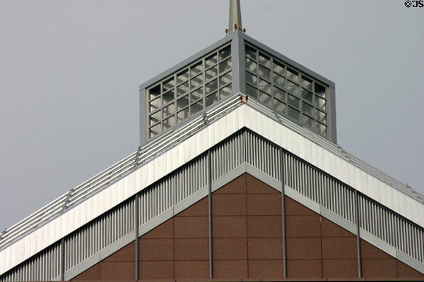 Rooftop crown atop Legacy Tower. Rochester, NY.