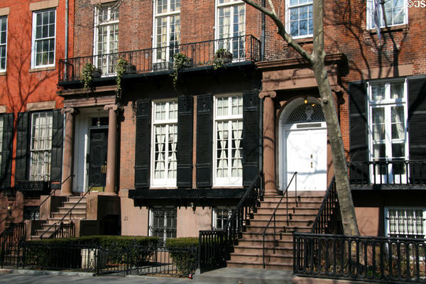 23-22 Washington Square North of Richmond Hill Townhouses. New York, NY.