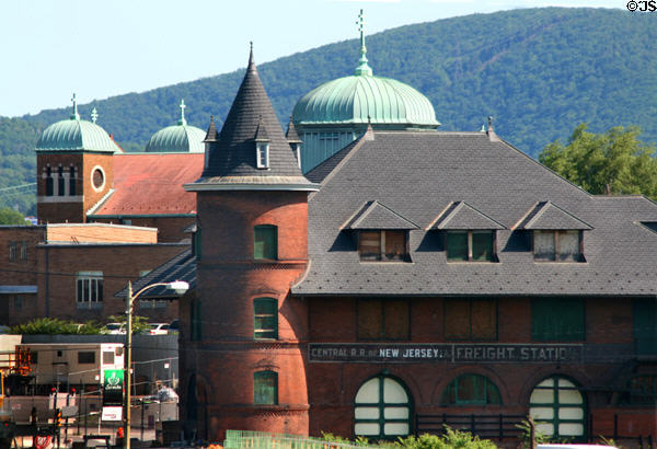 Central RR of New Jersey Freight Station at Steamtown. Scranton, PA. Architect: Wilson Bros.. On National Register.