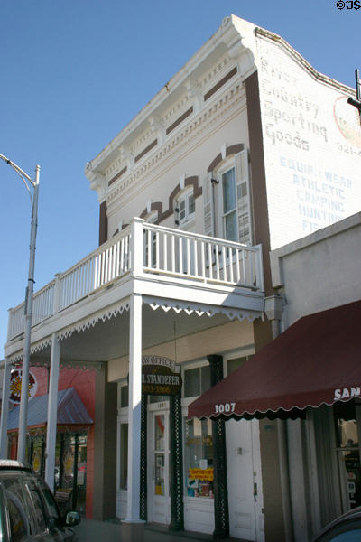 1009 Main Street. Bastrop, TX. Style: Italianate. On National Register.