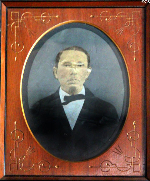 Portrait of son of Mr. & Mrs. French at John Jay French Museum. Beaumont, TX.