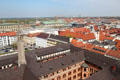View northeast from Neues Rathaus Tower. Munich, Germany.