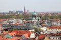 View northeast from Neues Rathaus Tower. Munich, Germany.