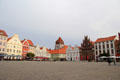 Greifswald market square. Greifswald, Germany.