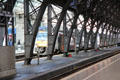 Girders supporting roof at Köln Central Station. Köln, Germany.