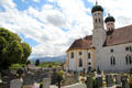 Cemetery beside Benediktbeuern Abbey. Germany.