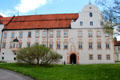 Benediktbeuern Abbey with ornate door & window surrounds. Germany.