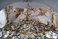 Ornate wrought iron & gilding in St Benedict church at Benediktbeuern Abbey. Germany.