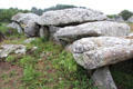 Dolmens at Kermario Alignments. Carnac, France.