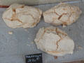 Meringues in shop window on Place St Croix. France.