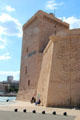 Tower of King René at fort Saint-Jean now connected with MuCEM museum. Marseille, France.