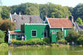Village houses at Arnhem Openlucht Museum. Arnhem, Netherlands.