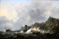 A shipwreck on the English coast painting by Christiaan Lodewijk Willem Dreibholtz at Teylers Museum. Haarlem, Netherlands.