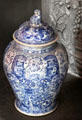 Delftware covered urn in Princess Mary's Antechamber. Het Loo, Netherlands.