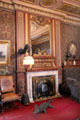 Drawing Room of Prince Hendrik, husband of Queen Wilhelmina, with objects reminding of his life before his marriage, especially his travels. Het Loo, Netherlands.