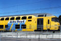 Local train in Enkhuizen. Netherlands.