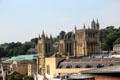 Towers of Bristol Cathedral. Bristol, England.