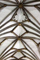 Detail of vaulting in Bristol Cathedral. Bristol, England