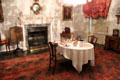 Breakfast parlor at Georgian House Museum. Bristol, England