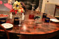 Dining table with leaf extension at Georgian House Museum. Bristol, England