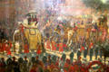 Detail of Delhi Durbar of 1903, The Governor's Procession or The State Entry painting by Roderick Dempster Mackenzie at Bristol Museum & Art Gallery. Bristol, England