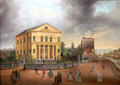 Sunday Morning, Going to Church painting by Samuel Colman at Bristol Museum & Art Gallery. Bristol, England.