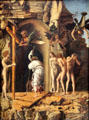The Descent of Christ into Limbo painting by Giovanni Bellini at Bristol Museum & Art Gallery. Bristol, England.