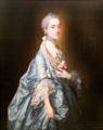 Ann Leyborne portrait by Thomas Gainsborough at Bristol Museum & Art Gallery. Bristol, England.