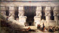 Temple of Dendera painting by David Roberts at Bristol Museum & Art Gallery. Bristol, England.