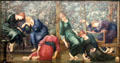 The Garden Court; from the Briar Rose Series painting by Edward Coley Burne-Jones & one of his Sleeping Beauty cycle at Bristol Museum & Art Gallery. Bristol, England.