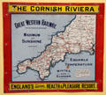 GWR poster advertising the delights of a holiday on "The Cornish Riviera" at STEAM Museum of Great Western Railway. Swindon, England