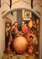 Changing Water into Wine painting by workshop of Fernando Gallego at University of Arizona Museum of Art. Tucson, AZ.